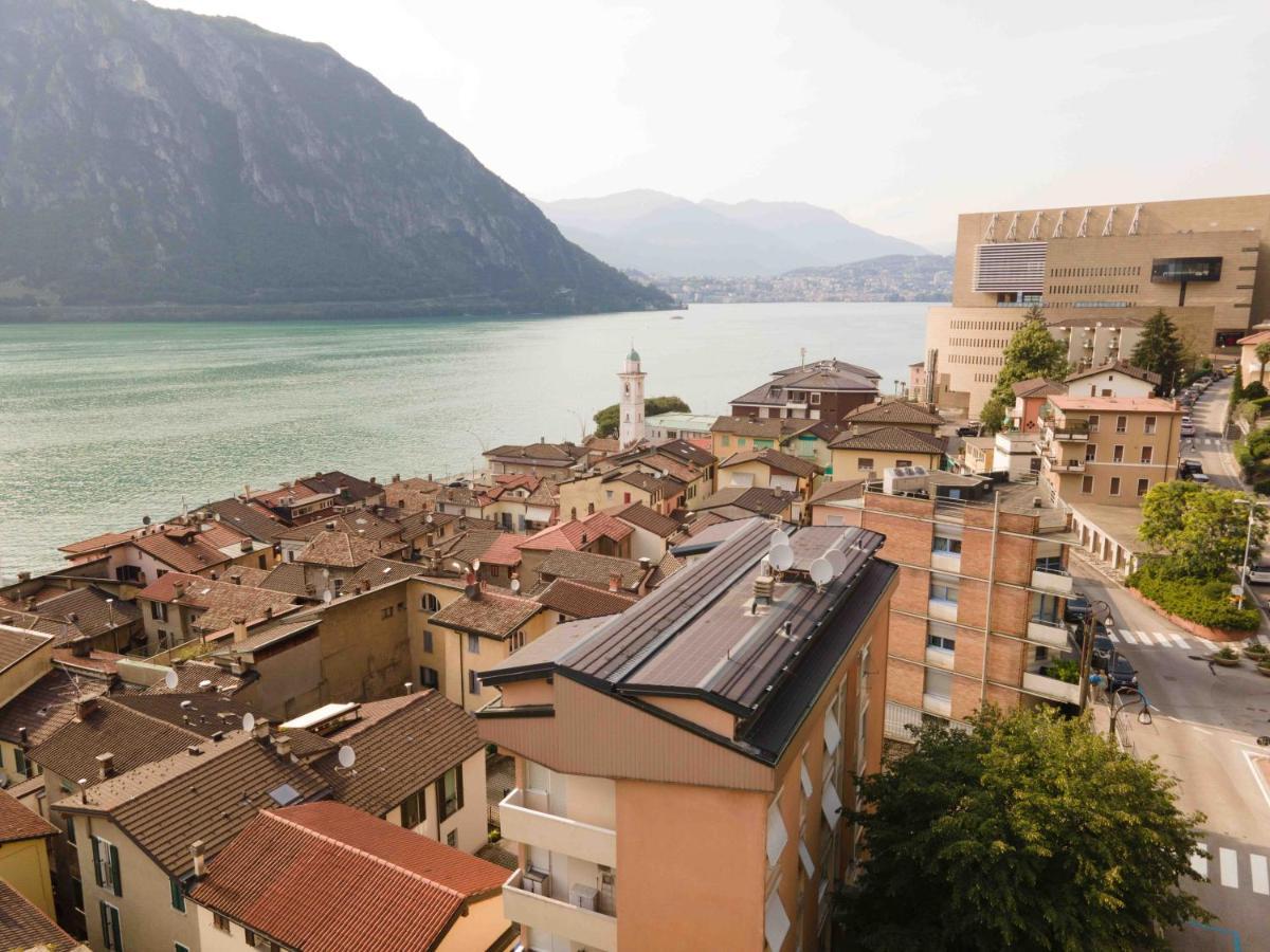 Casa Elea_ Panoramic Attic In City Center Campione dʼItalia 外观 照片